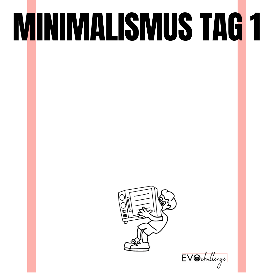 Insta Minimalismus Tag 1